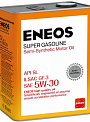 ENEOS Super Gasoline SL 5w-30 масло моторное п/синт. 4 л 
