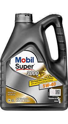 MOBIL Super 3000 X1  5W--40 синт.( 4л) ( масло моторное)