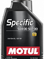 MOTUL SPECIFIC 504 00 507 00 0W-30 масло моторное, кан.1л