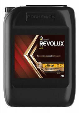 РОСНЕФТЬ Revolux D2 10W-40 (РНПК) CG-4/SJ масло моторное п/синт., канистра 20 л РОСНЕФТЬ Revolux D2 10W-40 (РНПК) CG-4/SJ масло моторное п/синт., канистра 20 л