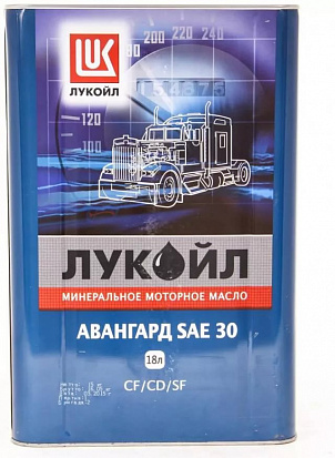 ЛУКОЙЛ АВАНГАРД масло моторное SAE 30, API CF/CD/SF, бидон 18л 