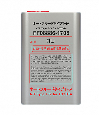 FF 8610 Fanfaro TOYOTA TYPE IV жидкость трансмиссионная, канистра 1 литр ж/б