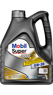 Mobil Super 3000 XE 5W-30 масло моторное, кан.4л