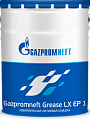 Gazpromneft Grease LX EP 1 смазка литиевая многофункциональная, ведро 18кг 