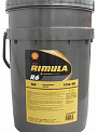 SHELL RIMULA R6 MS 10W40 LDF3 синтетическое моторное масло для дизельных двигателей, ведро 20 л