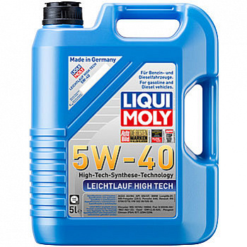 LiquiMoly Leichtlauf High Tech 5W-40 SN/CF;A3/B4 масло моторное, канистра 5л