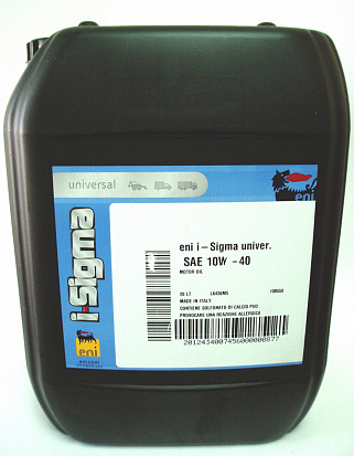 AGIP/ENI I-SIGMA UNIVERSAL 10W40 масло моторное,  п/синтетика, канистра 20л 