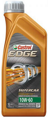 Castrol EDGE SUPERCAR 10W-60  масло моторное синт., канистра 1 л