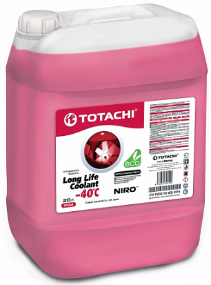 TOTACHI NIRO LONG LIFE COOLANT RED -40°C  антифриз канистра 20л