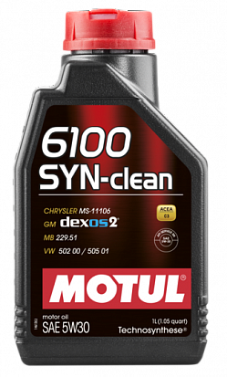 MOTUL 6100 SYN-CLEAN 5w30 SN/C3 1л. синт./Technosynthese/ (масло моторное)