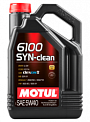 MOTUL 6100 SYN-clean 5W40 масло моторное, кан.4л