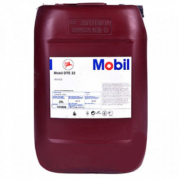 MOBIL DTE Oil 22 масло гидравлическое, канистра  20л