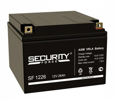 Батарея аккумуляторная Security Force SF 1226