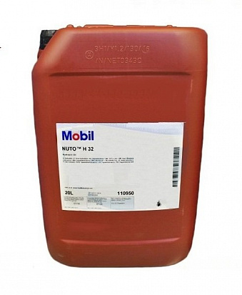MOBIL NUTO H 32 масло гидравлическое, канистра 20л