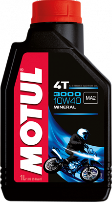 MOTUL 3000 4T 10W-40 масло моторное, кан.1л MOTUL 3000 4T 10W-40 масло моторное, кан.1л