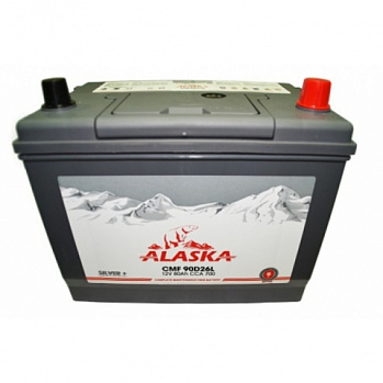 ALASKA CMF 257/172/220, 80А/ч, ССА 700А, Обр. 90D26FL silver+ Батарея аккумуляторная 12В