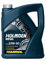 MANNOL MOLIBDEN DIESEL 10w40 CG-4 масло моторное для дизельных двигателей, п/синт., канистра 5л