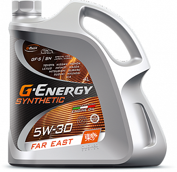 G-Energy Synthetic Far East 5W-30 масло моторное синт., канистра 4л