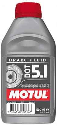 MOTUL DOT 5.1 Brake Fluid жидкость тормозная, кан.0,5л