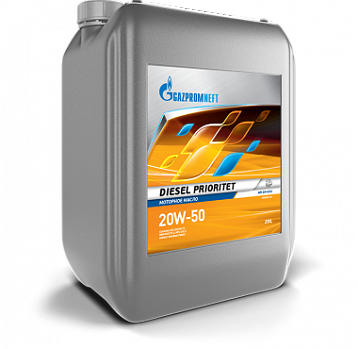 Gazpromneft Diesel Prioritet 20W-50 масло моторное мин., канистра 20л