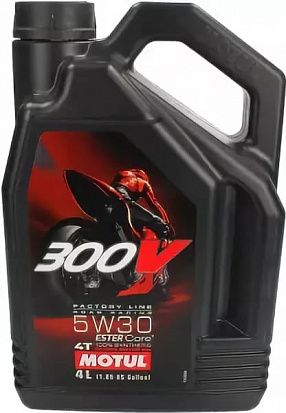 MOTUL 300V Factory Line Road Racing 5W30 масло моторное, кан.4л