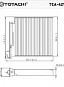 Фильтр салона TOTACHI TCA-429 77 01 062 227 CU 1829