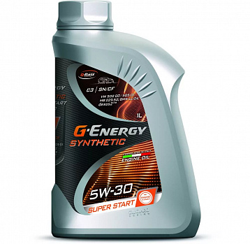 G-Energy Synthetic Super Start 5W-30 масло моторное синт., канистра 1л