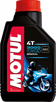 MOTUL 3000 4T 10W-30 масло моторное, кан.1л