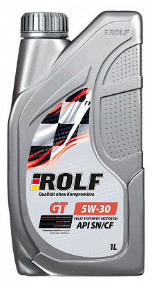ROLF GT SAE 5W-30 API SN/CF масло моторное, синт., канистра 1л
