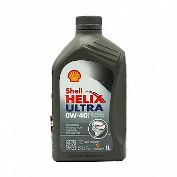 Shell Helix Ultra 0W-40 SN/CF ACEA A3/B3/B4 масло моторное, кан.1л