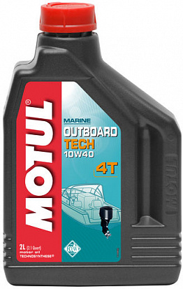 MOTUL Outboard Tech 4T 10W-40 МОТОРНОЕ МАСЛО ДЛЯ 4-Х ТАКТНЫХ ДВИГАТЕЛЕЙ ВОДНОЙ ТЕХНИКИ, кан.2л
