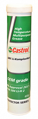 Castrol LMX Li-Komplexfett пластичная смазка, туба 0,4 кг