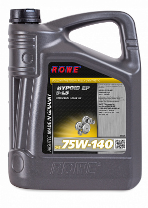 ROWE HIGHTEC HYPOID EP 75W-140 S-LS, масло трансмиссионное  (5 л.)