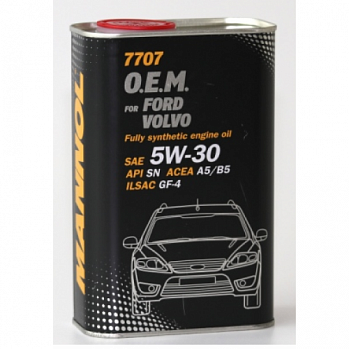 MANNOL O.E.M. FORD, VOLVO 5w30 масло моторное, синт., металл. канистра 1л