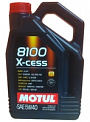 MOTUL 8100 X-cess 5W-40 масло моторное, кан.4л
