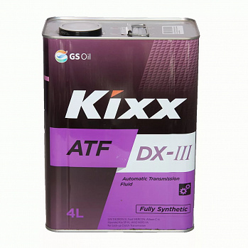 KIXX ATF DX-III жидкость трансмиссионная для АКПП, канистра 4л