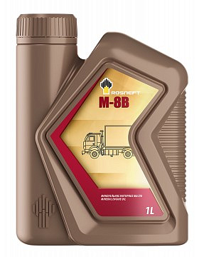 РОСНЕФТЬ М-8В (РНПК)  моторное масло минер., канистра 1 л