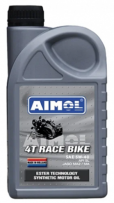 AIMOL 4T Race Bike 5W-40 масло моторное синт., канистра 1л