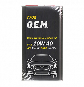 MANNOL O.E.M. CHEVROLET, OPEL 10w40 масло моторное, синт.,  металл. канистра 4л