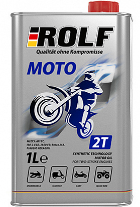 ROLF MOTO 2Т Масло двухтактное полусинтетическое API TC, канистра 1л