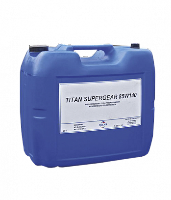 FUCHS TITAN SUPERGEAR 85W-140 масло трансмиссионное, канистра 20 л