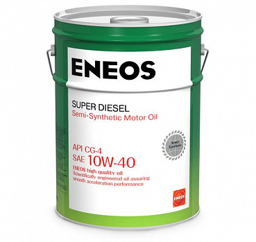 Масло моторное ENEOS Super Diesel CG-4 п/синт 10W40 20л