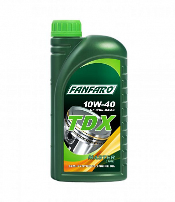 FANFARO TDX 10W40, масло моторное п/синт., канистра 1л