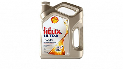 Shell Helix Ultra 0W-40 масло моторное, кан.4л
