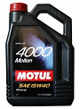 MOTUL 4000 Motion 15W-40 масло моторное, кан.4л