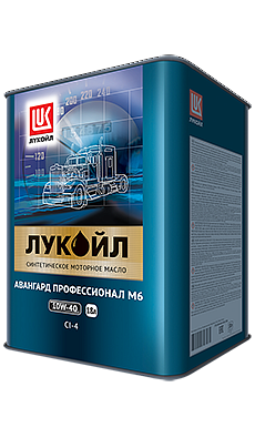 ЛУКОЙЛ АВАНГАРД ПРОФЕССИОНАЛ М6 масло моторное синтетическое 10W40, канистра 18л ЛУКОЙЛ АВАНГАРД ПРОФЕССИОНАЛ М6 масло моторное синтетическое 10W40, канистра 18л